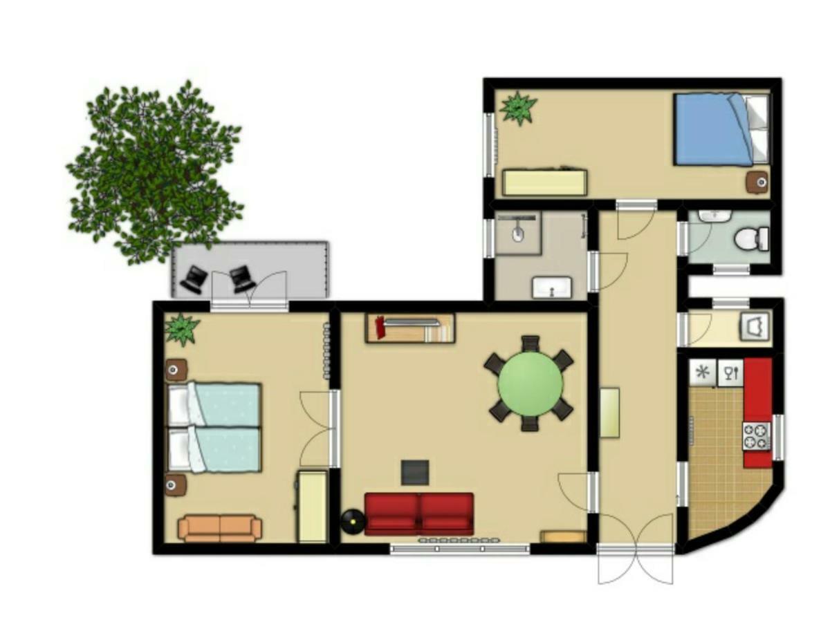 3 Room Apartment In The Beautiful Street Budapeste Exterior foto